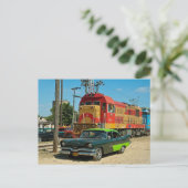 Dodge- en diesellocomotieven briefkaart (Staand voorkant)
