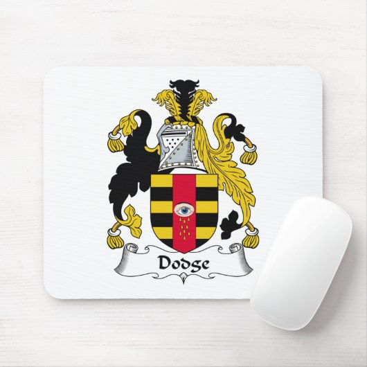 Dodge Family Crest Muismat (Met muis)