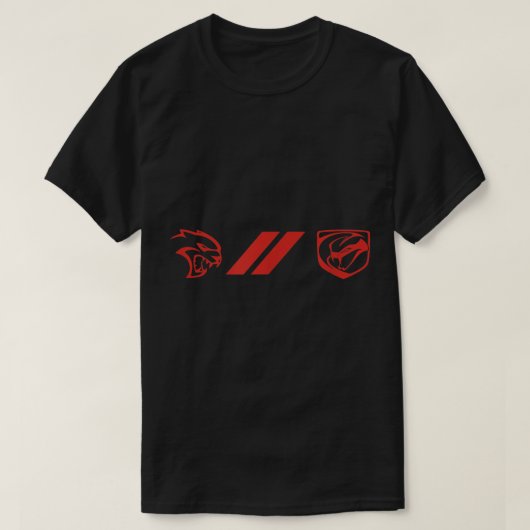 Dodge Hellcat Viper Logo T-shirt (Design voorkant)