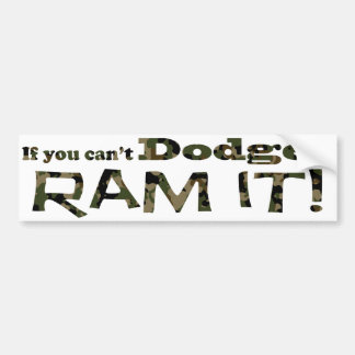 Dodge het, Ram het, Camouflage Bumpersticker