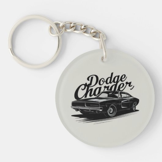 Dodge Laden, omdat,sleutelhanger van acryl Sleutelhanger (Voorkant)