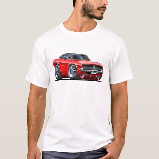 Dodge-lader rode auto t-shirt (Voorkant)