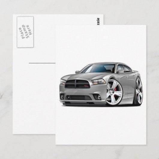 Dodge-lader RT-zilver Briefkaart (Voorkant / Achterkant)