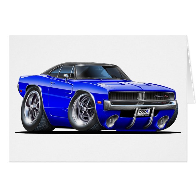 Dodge-laderblauw (Voorkant Horizontaal)