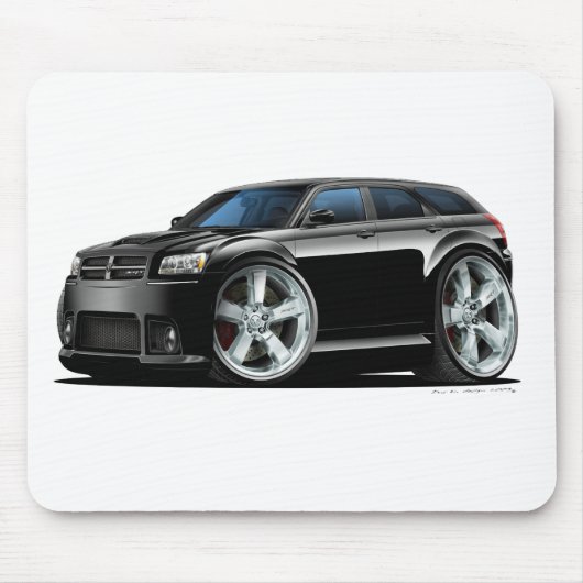 Dodge Magnum Black Car Muismat (Voorkant)