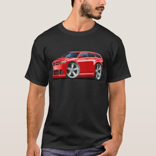 Dodge Magnum Red Car T-shirt (Voorkant)