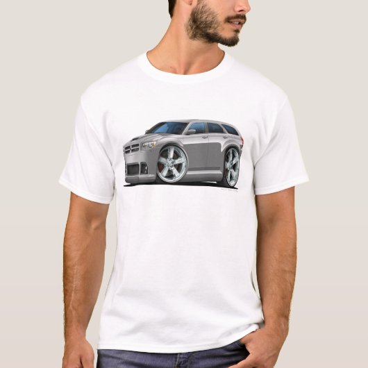 Dodge Magnum Silver Car T-shirt (Voorkant)
