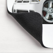 Dodge Magnum White Car Muismat (Hoek)