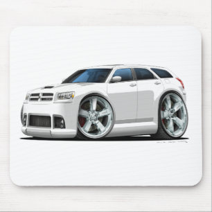 Dodge Magnum White Car Muismat
