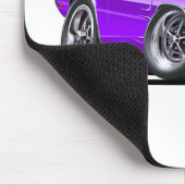 Dodge-oplader Paarse auto Muismat (Hoek)