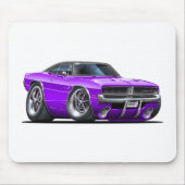 Dodge-oplader Paarse auto Muismat (Voorkant)