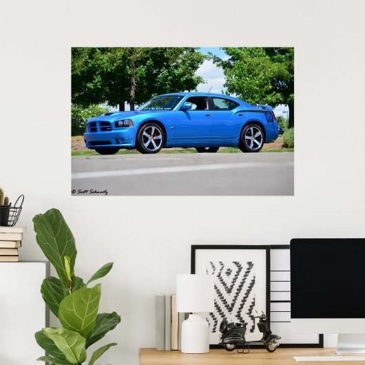 Dodge-oplader Super Bee Poster (Thuiskantoor)
