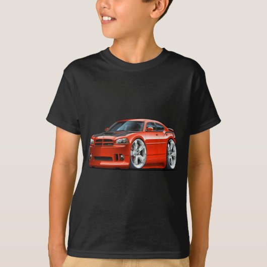 Dodge-oplader Super Bee Red Car T-shirt (Voorkant)