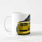 Dodge-oplader Super Bee Yellow Car Koffiemok (Links)