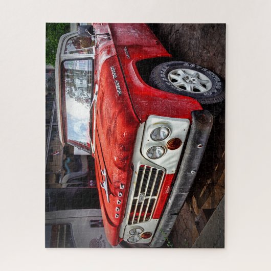 Dodge Power Wagon Classic Truck Legpuzzel (Verticaal)