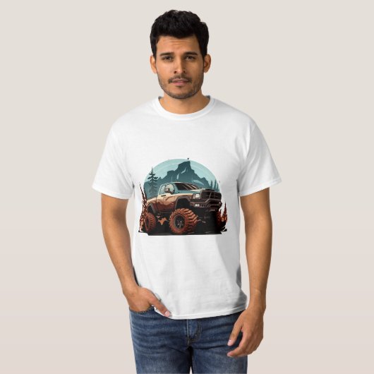 Dodge Ram Rock Crawler T-shirt (Voorkant volledig)