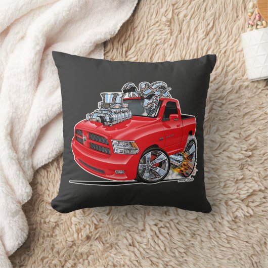 Dodge Ram rode 1500 pick-up Truck Kussen (Deken)