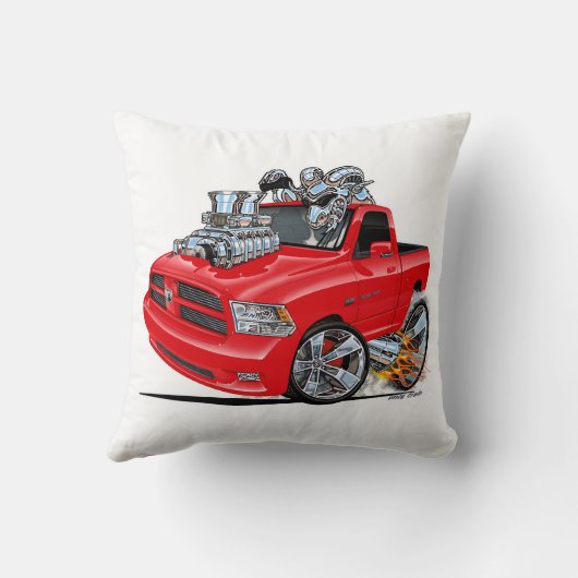 Dodge Ram rode 1500 pick-up Truck Kussen (Achterkant)