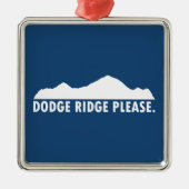 Dodge Ridge alstublieft Metalen Ornament (Voorkant)