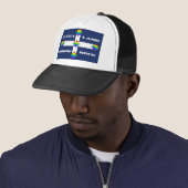 Dodge Rock Trucker Hat - Lucky Land Eureka Rainbow Pet (In situ)