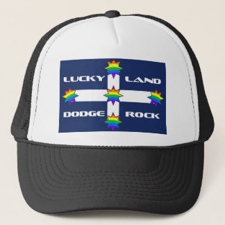 Dodge Rock Trucker Hat - Lucky Land Eureka Rainbow Trucker Pet
