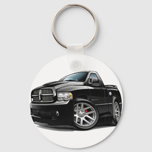 Dodge SRT10 Ram Black Sleutelhanger (Voorkant)