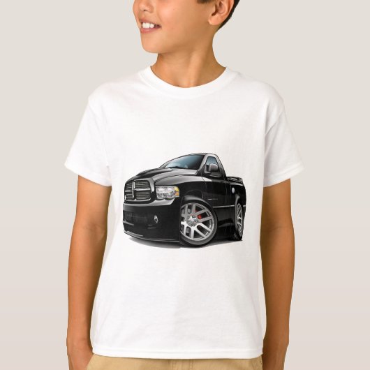 Dodge SRT10 Ram Black T-shirt (Voorkant)