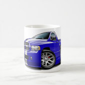 Dodge SRT10 Ram Blue-White Truck Koffiemok (Center)