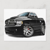 Dodge SRT10 Ram Dualcab Black Briefkaart (Voorkant)