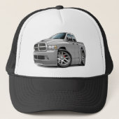 Dodge SRT10 Ram Dualcab Grey Trucker Pet (Voorkant)