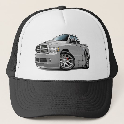 Dodge SRT10 Ram Dualcab Grey Trucker Pet (Voorkant)