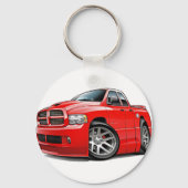 Dodge SRT10 Ram Dualcab Red Sleutelhanger (Voorkant)