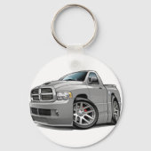 Dodge SRT10 Ram Grey Sleutelhanger (Voorkant)