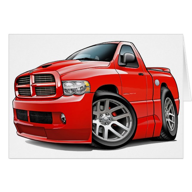 Dodge SRT10 Ram Red (Voorkant Horizontaal)