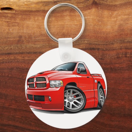 Dodge SRT10 Ram Red Sleutelhanger (Voorkant)