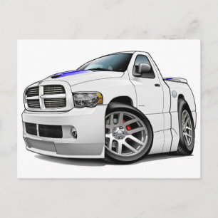 Dodge SRT10 Ram White Briefkaart