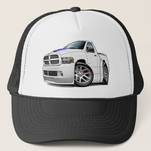 Dodge SRT10 Ram White Trucker Pet (Voorkant)
