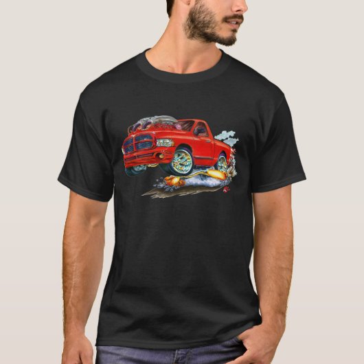 Dodge SRT10 Red Truck T-shirt (Voorkant)