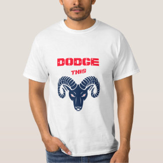 Dodge This Ram Aries Patriotic Blue Pearl T-shirt
