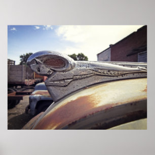 DODGE TRUCK HOOD ORNAMENT 1949 POSTER