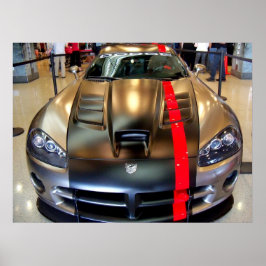Dodge Viper 2008 Classic American Sports Car Print