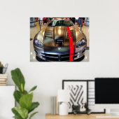 Dodge Viper 2008 Classic American Sports Car Print (Thuiskantoor)