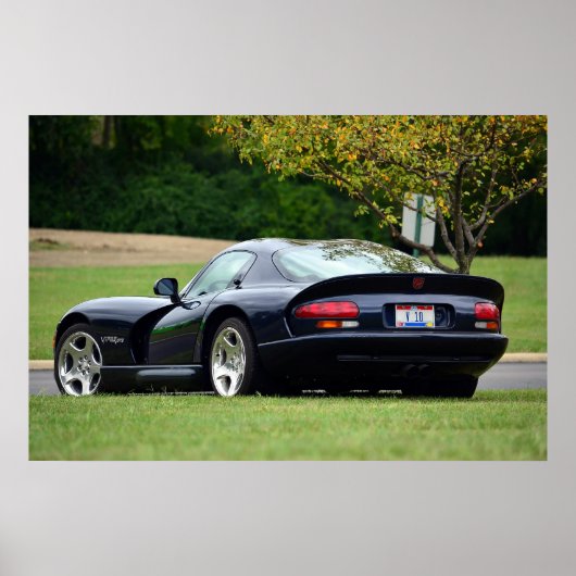 Dodge Viper GTS Poster (Voorkant)