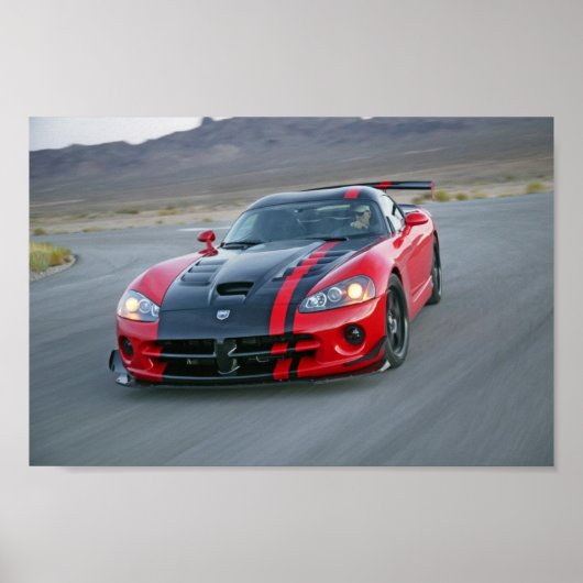 Dodge Viper Poster (Voorkant)