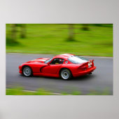 Dodge Viper speed Poster (Voorkant)