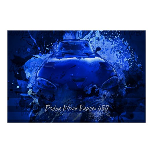 Dodge Viper Venom 650 Poster (Voorkant)