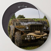 Dodge WC 57 Ronde Button 6,0 Cm (Voorkant /achterkant)