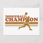  Dodgeball Champion Briefkaart (Voorkant)