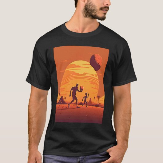 Dodgeball Champion Dad And Child Playing Dodgeball T-shirt (Voorkant)