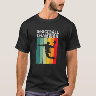 Dodgeball Champion Dodge Ball Champ Player Retro T-shirt